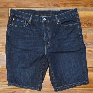 Levi's Men's Dark Indigo Jean Shorts 38